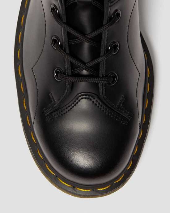 Botines Dr. Martens Church Smooth Mujer Negros MX-18635